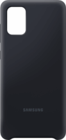 Samsung EF-PA715 Galaxy A71 gyári Szilikon Védőtok - Fekete