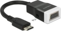 DeLOCK miniHDMI M - D-Sub (15) F adapterkábel 0,15m Fekete