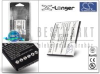 Samsung i9500 Galaxy S4 akkumulátor - Li-Ion 2600 mAh - (EB-B600BEBEG utángyártott) - X-LONGER