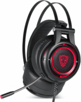 Motospeed H18 7.1 Surround Gaming headset - Fekete / piros