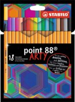 Stabilo Point 88 ARTY 0,4 mm Tűfilc készlet 18 darabos