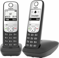 Gigaset A690 DUO Asztali Telefon 2db kézibeszélővel - Fekete