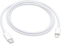 Apple USB-C apa - Lightning apa gyári Adat- és töltőkábel 1m - Fehér