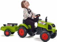 FALK Claas Arion 410 pedálos traktor utánfutóval