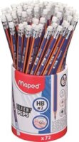 Maped Black Peps Navy Háromszögletű HB Grafitceruza radírral (72 db/csomag)