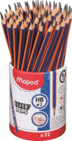 Maped Black'Peps Navy Háromszögletű "HB" Grafitceruza készlet ceruzatartóban (72 db)