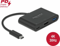 DELOCK USB-C - HDMI + USB-A + USB-C PD Átalakító