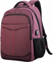 TOO 15.6" USB portos notebook hátizsák - Rózsaszín