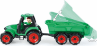 Lena: Truckies traktor utánfutóval és figurával 36cm