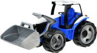 Lena: Óriás traktor homlokrakodóval kék/fehér 62cm