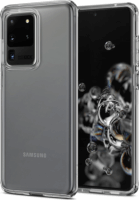 Spigen Liquid Crystal Samsung Galaxy S20 Ultra Szilikon Hátlap Tok - Átlátszó
