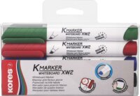 Kores K-Marker 1-3mm Tábla- és flipchart marker készlet - 4 különböző szín