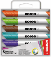 Kores K-Marker 1-3mm Tábla- és flipchart marker készlet - 6 különböző szín