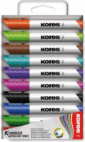 Kores K-Marker 1-3mm Tábla- és flipchart marker készlet - 10 különböző szín