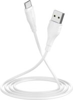 Borofone USB apa - MicroUSB apa Adat- és töltőkábel 3m - Fehér