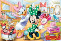 Trefl Daisy és Minnie szépségszalonban - 100 darabos puzzle