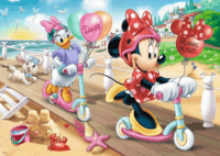 Trefl Daisy és Minnie a tengerparton - 200 darabos puzzle