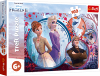 Trefl Jégvarázs 2: Nővérek kalandja - 160 darabos puzzle