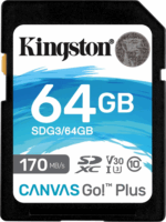 Kingston 64GB Canvas Go! Plus SDXC UHS-I CL10 memóriakártya