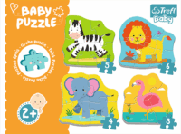 Trefl Szafari állatok - bébi puzzle szett