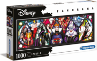 Clementoni Disney fő gonoszok - 1000 darabos panoráma puzzle