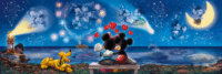 Clementoni Mickey&Minnie egér - 1000 darabos panoráma puzzle