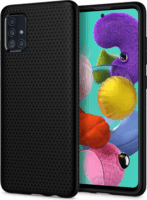 Spigen Liquid Air Samsung Galaxy A51 Ütésálló Hátlap - Fekete