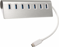 VCOM DH317 USB 3.0 HUB (7 Port) Ezüst