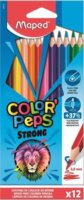 Maped Color'Peps Strong háromszögletű színes ceruza készlet (12 db/csomag)