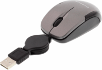 Chrome Micro Traveler - Vezetékes Egér - Szürke