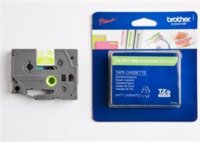 Brother TZEMQG35 P-Touch Feliratozógép szalag 12 mm zöld (Lime Green) alapon fehér, tartós matt