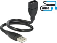 Delock USB 2.0 A male > A female ShapeCable 0.35 m