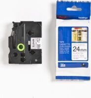 Brother TZEN251 P-Touch Feliratozógép szalag 24 mm fehér alapon fekete, nem laminált