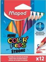 Maped Mini Color'Peps Strong Háromszögletű színes ceruza készlet (12 db/csomag)