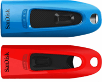 Sandisk 32GB Ultra USB 3.0 Pendrive - Piros-Kék (2db/csomag)