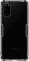 Nillkin Nature Samsung Galaxy S20 Szilikon Hátlap Tok - Átlátszó/Fekete