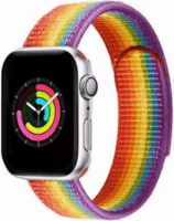 Cellect Apple Watch S1/2/3/4/5/6/7/SE Szövet szíj 38/40/41mm - Szivárvány