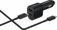 Samsung EP-L5300XBE gyári Autós USB-A + USB-C töltő (45W+15W) Fekete