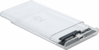 Delock 2x 2.5" USB 3.1 Gen 2 Type-C HDD ház - Átlátszó