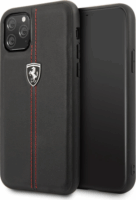 Ferrari GEN Apple iPhone 11 Pro Bőrtok - Függőlegesen csíkozott fekete