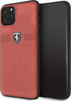 Ferrari Off Track Apple iPhone 11 Pro Max Bőr Védőtok - Piros