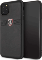 Ferrari Off Track Apple iPhone 11 Pro Max Bőr Védőtok - Fekete