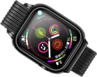 USAMS ZB68IW1 44mm Apple Watch 4 Mágneses tok Fekete
