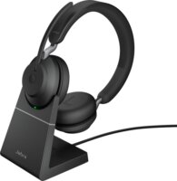 Jabra Evolve2 65 (UC, USB-C, Töltőállomás) Bluetooth Stereo Headset Fekete