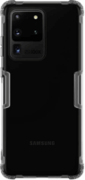 Nillkin Nature Samsung Galaxy S20 Ultra Szilikon Hátlap Tok - Átlátszó/Fekete
