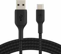 Belkin BOOST↑CHARGE™ USB-C apa - USB-A apa Adat- és töltőkábel 3m - Fekete