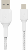 Belkin USB-C apa - USB-A apa Adat- és töltőkábel 3m - Fehér