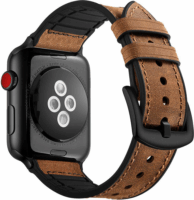 Xprotector 42/44mm Apple Watch szilikon/bőr szíj - Barna