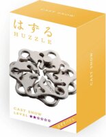 Huzzle EUR34597 3D puzzle fém hópehely Ördöglakat fejtörő - ezüst