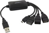 Esperanza EA158 USB 2.0 HUB (4 port) Fekete